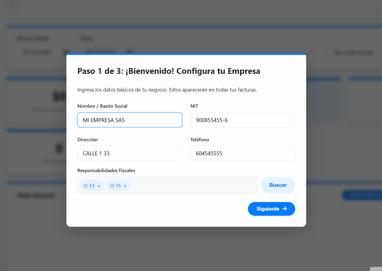 Checklist de inicio rápido